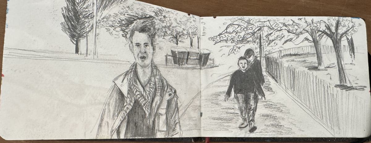 Notebook spread